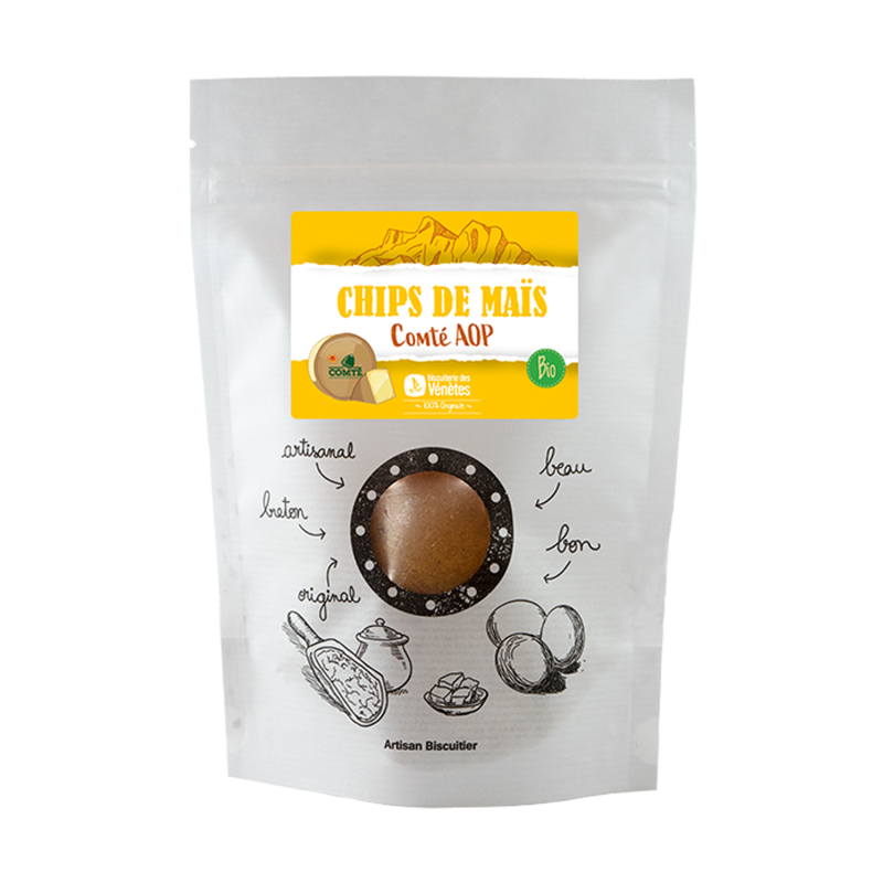 Chips de maïs au comté AOP - 100g