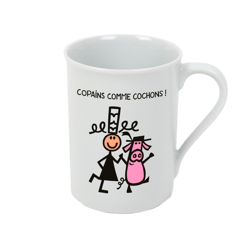 Mug "copains comme cochons" Hénaff