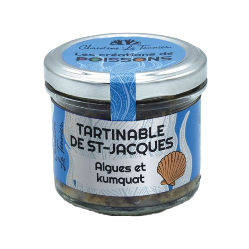 Tartinable st-jacques, algues et kumquat - 90g