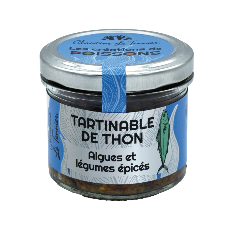 Tartinable thon, algues, légumes épicés - 90g