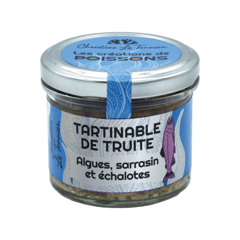 Tartinable truite, algues, sarrasin - 90G