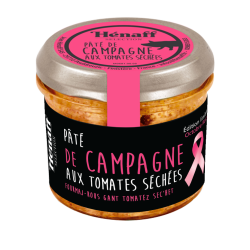 Pâté de campagne aux tomates séchées - 90g - Octobre Rose