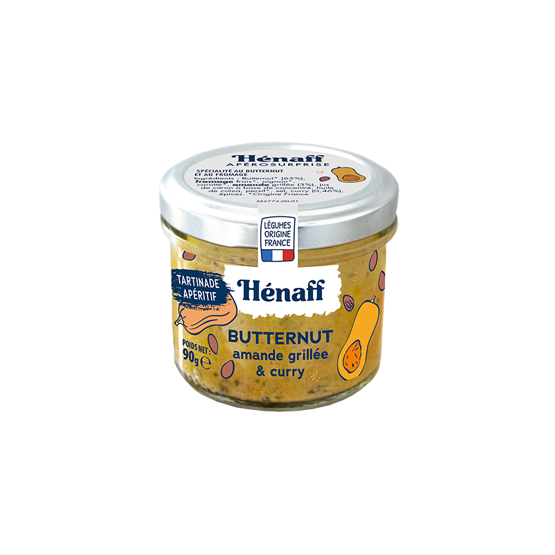 Tartinable de Butternut, amande grillée & curry Hénaff - 90g