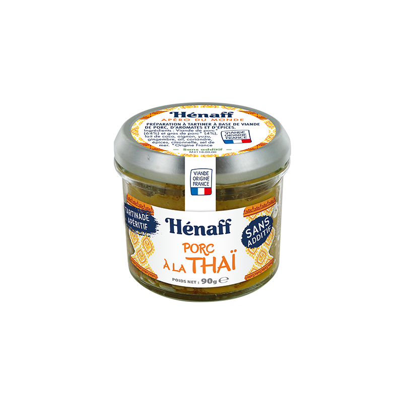 Tartinade de porc à la Thai Hénaff 90g